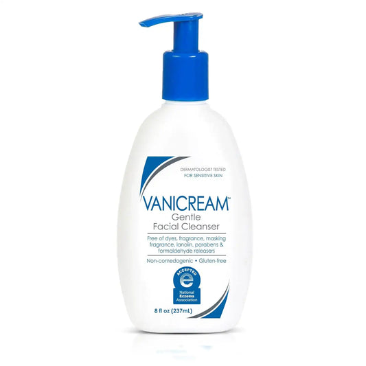 Vanicream Gentle Facial Cleaner, pH-Balanced Face Wash, 8 Fl Oz