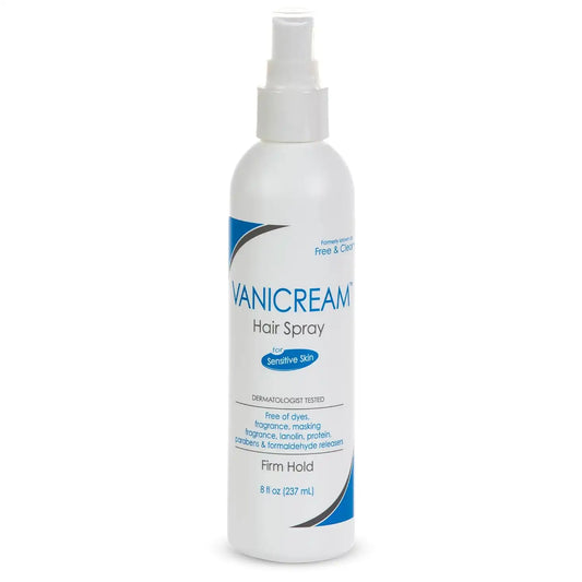 Vanicream Firm Hold Hairspray, 8 oz, Formulated without Common Irritants for Sensitive Skin, Long-Lasting, Natural-Looking Hold, Finishing Spray for All Hair Types, Dermatologist Tested