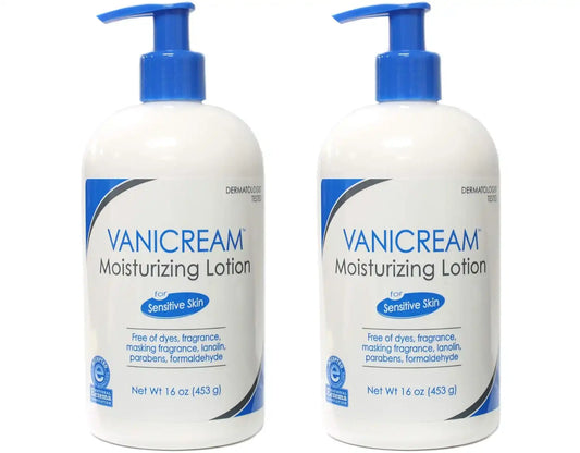 Vanicream Moisturizing Lotion, Pump, 16 Ounce (Pack of 2)