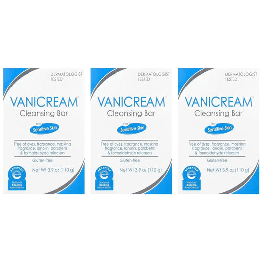 Vanicream Cleansing Bar 3.9 oz Pack of (3)